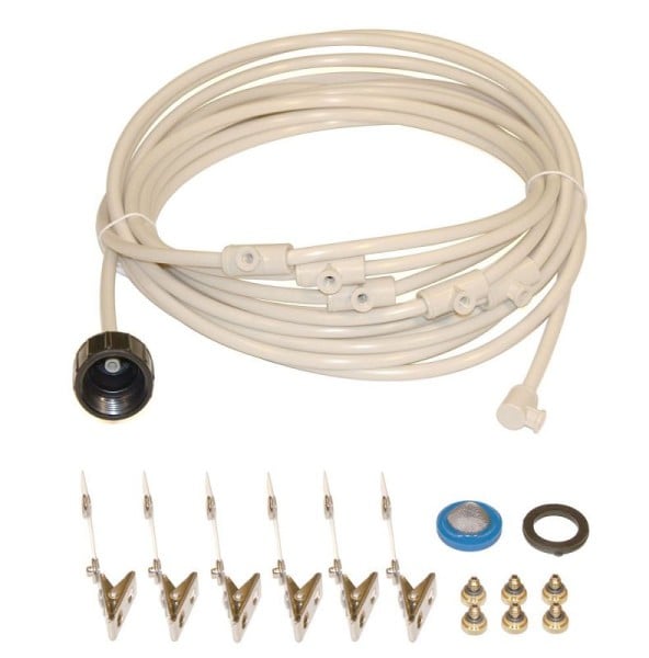 Sunpentown 1/4" Cooling Kit with 6 Nozzles (22-ft hose), SM-1406