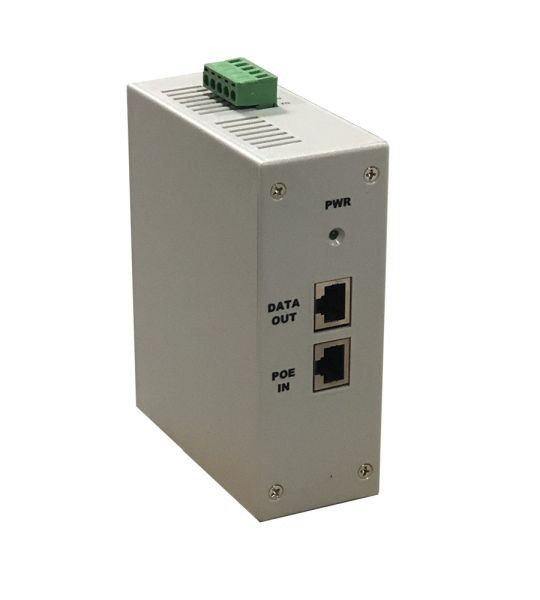 Tycon Systems TPDIN PoE Powered Relay, 10A Normally Closed or Open Relay, TPDIN-POE-RELAY