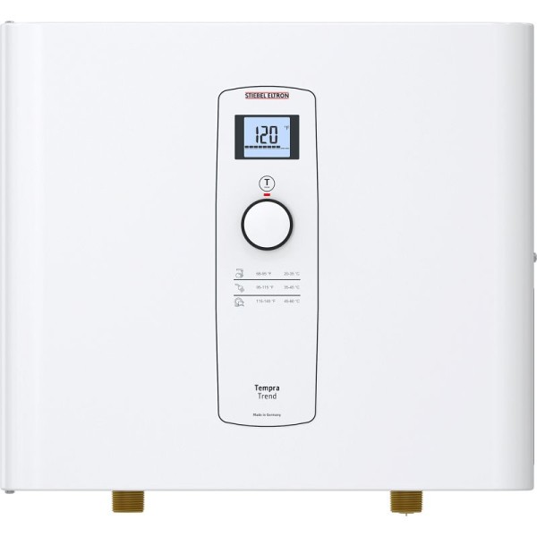 Stiebel Eltron Tempra 12 Plus Copper Tankless Electric Water Heater with Advanced Flow Control 240/208V, 12 kW, 239219