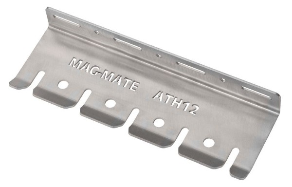 Mag-Mate Air Tool Holder Rack for 3/8" Nipples, 12" wide x 4" deep x 1.5" high, ATH12-038