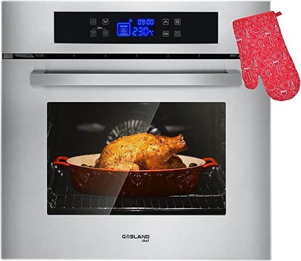 GASLAND 24" Built-in Electric Oven, 11 Cooking Function, Stainless Steel Finish, ES611TS