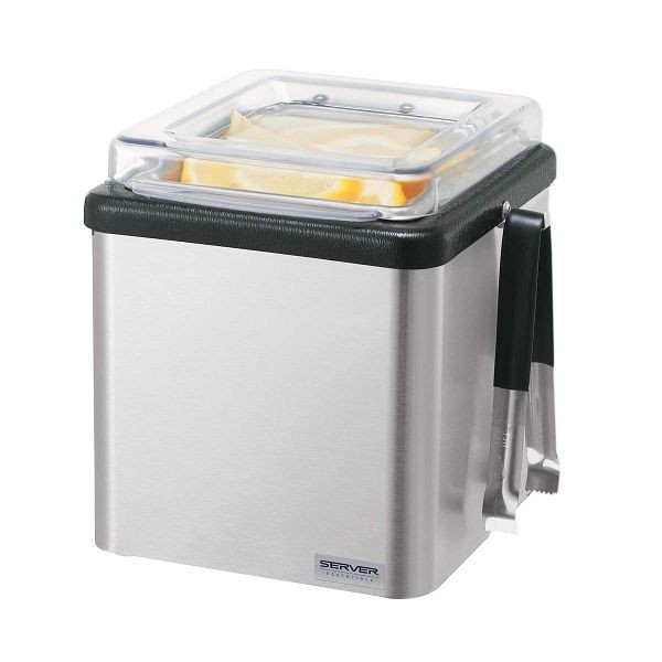 Server Cold Serving Station with Lid Over 1/6-Size Pan, 67860