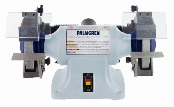 Palmgren 7" Powergrind 1/2HP 115/230V grinder with dust collection, 9682071