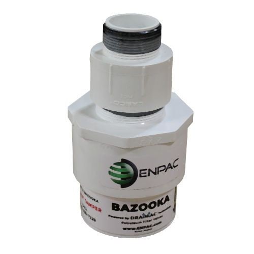 ENPAC Replacement BAZOOKA Passive Oil Filter, White, BAZOOKA
