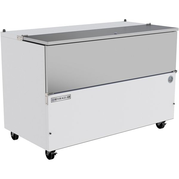 Beverage-Air Milk Cooler, Exterior Dimensions: WxDxH: 58"W x 30 5/8"D x 41 1/8"H, 376 lbs, Finish: White Coated Steel Ext, SM58HC-W