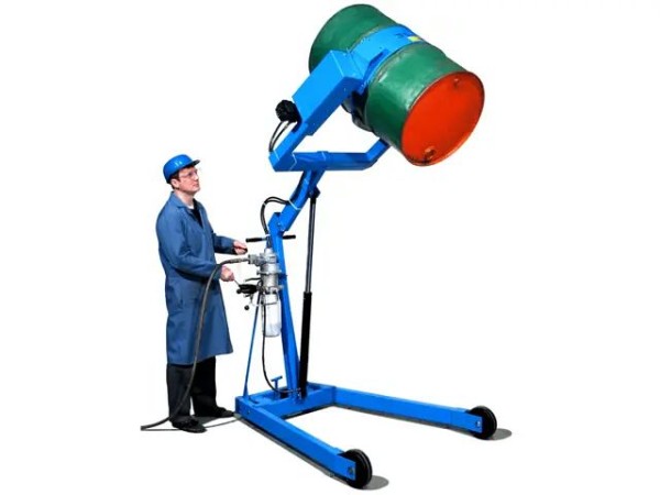 MORSE Hydra-Lift Karrier, Pour Drum At Up to 72" Maximum Dispensing Height, Air Power Lift & Tilt, 800 Lbs. Capacity, 400A-72-114