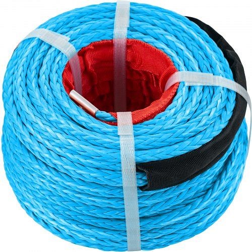 VEVOR Synthetic Winch Rope 3/8in x 100ft, Winch Line Cable, JPS9.530MJPSBL001V0