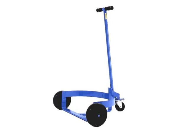MORSE No-Spill Drum Truck with 3 Wheels for Up to 24" Diameter Drum, 1200 Lbs. Capacity, 125