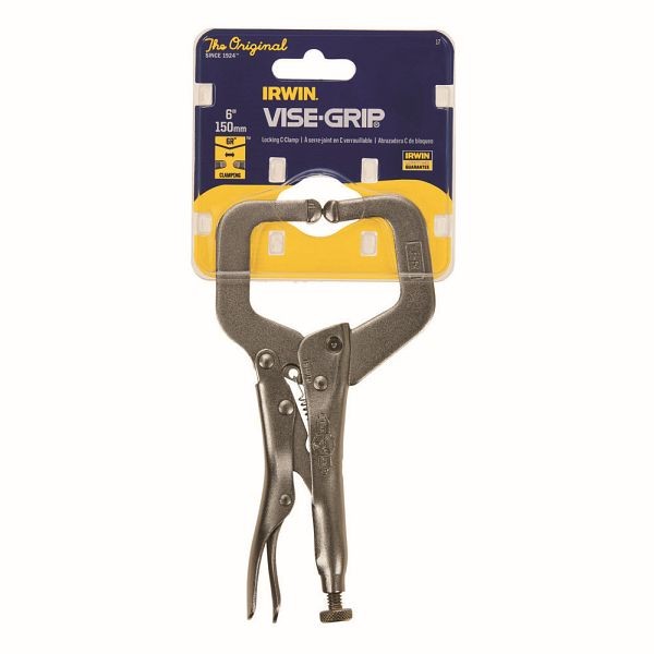 Irwin Vise-Grip Original 6" Locking C-Clamp Pliers, 17