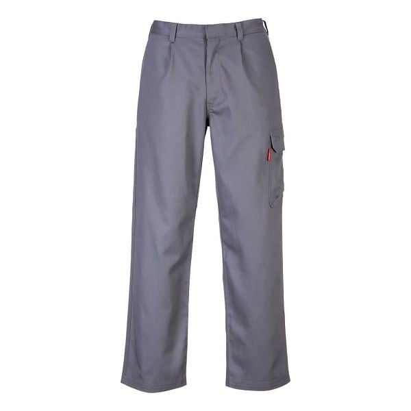 Portwest Bizweld FR Cargo Pants, Gray, 4XL, Regular, BZ31GRR4XL