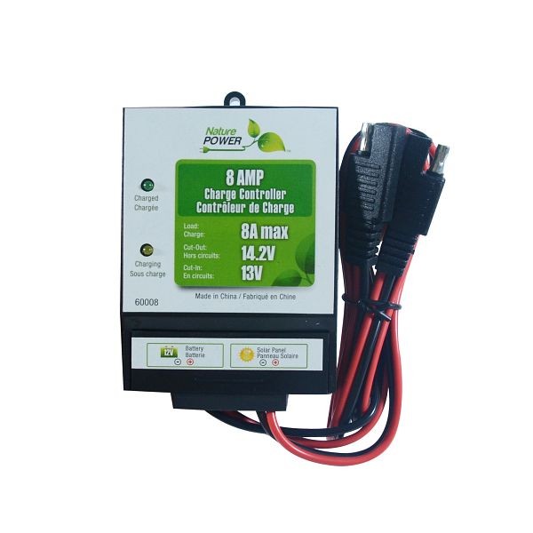 Nature Power 8 Amp Charge Controller, 60008