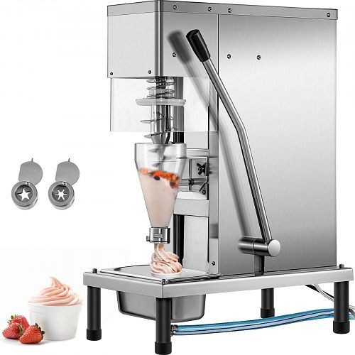 VEVOR Frozen Yogurt Blending Machine, Ice Cream Blending Machine 750W, Stainless Steel, DDJBJBJLJBJ000001V1