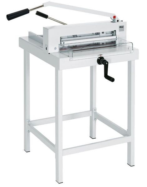 ideal 4305 Tabletop Paper Cutter, All Metal Construction, Manual Operation, Precision Focused Steel Blades, Safety Guard, IDECU0450H