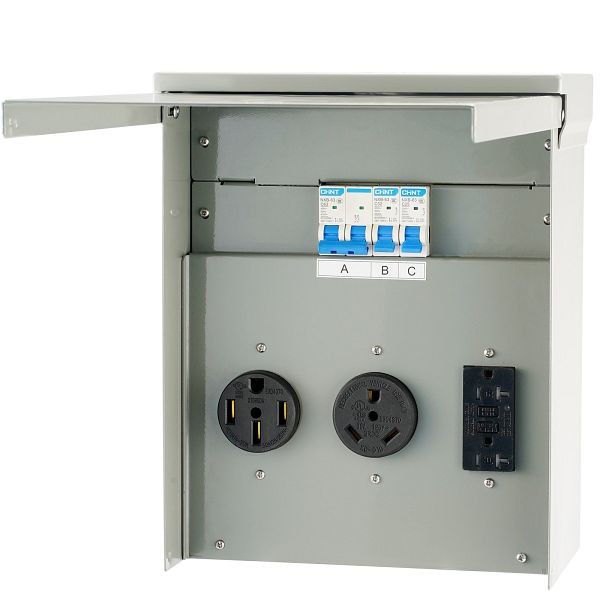 VEVOR Temporary Power Outlet Panel, 125/250 Volt, DGNCRV203050AY3ZNV0
