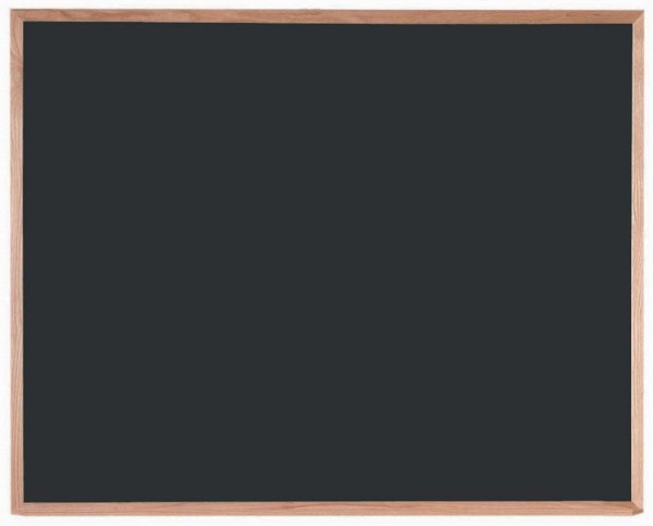 AARCO Composition Chalkboard, 48" x 60", Red Oak Frame, OC4860B
