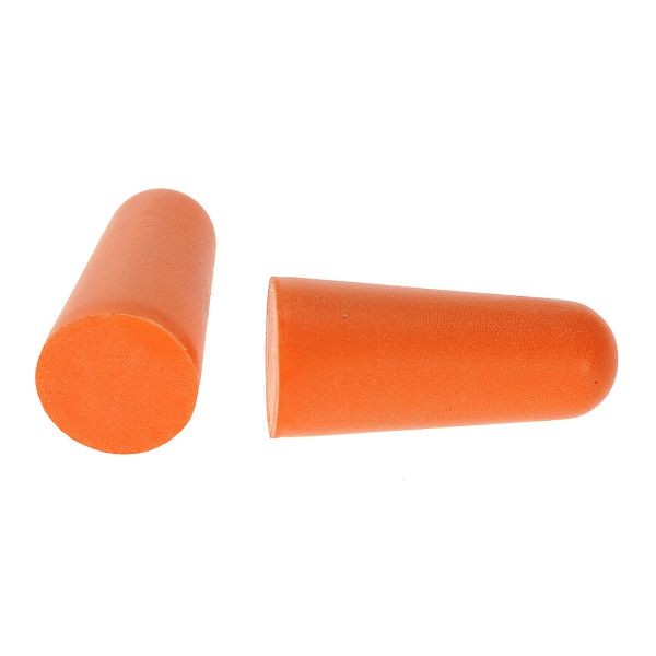 Portwest PU Foam Ear Plugs, Quantity: 200 pairs, Orange, EP02ORR