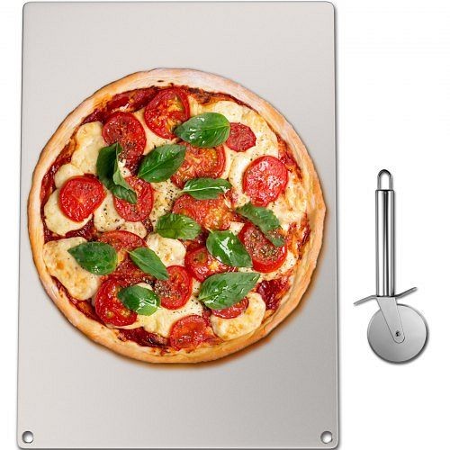 VEVOR Steel Pizza Baking Plate Baking Steel Pizza 14.2" x 20" x 0.2" A36 Steel, PSGB3651CM5MMO8GMV0
