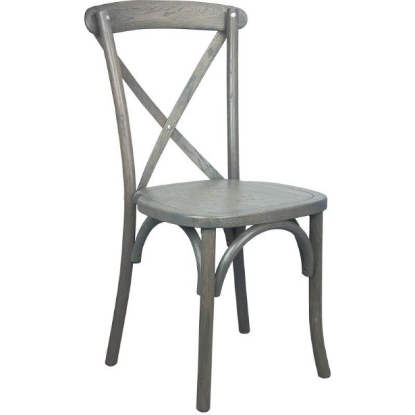 Flash Furniture Advantage Grey X-Back Chair, X-BACK-GREY