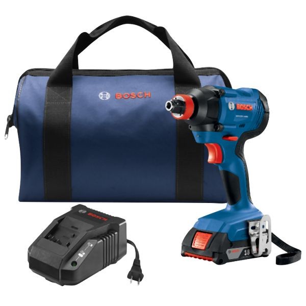 Bosch 18V Freak 1/4 Inches and 1/2 Inches Two-In-One Bit/Socket Impact Driver Kit, 06019G5211
