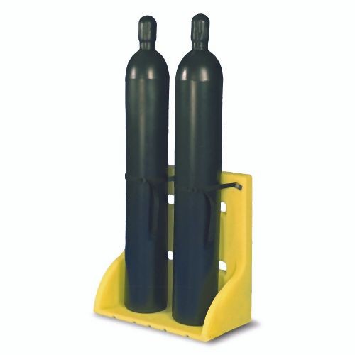 ENPAC 2 Cylinder Poly Stand, Yellow, 7212-YE