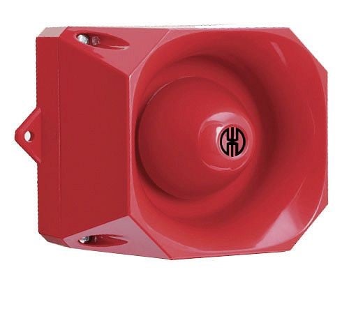 Werma Multi-t.sounder, wall mount, 32 tone, 9-60V DC, 136 mm height, Red, 141.000.55