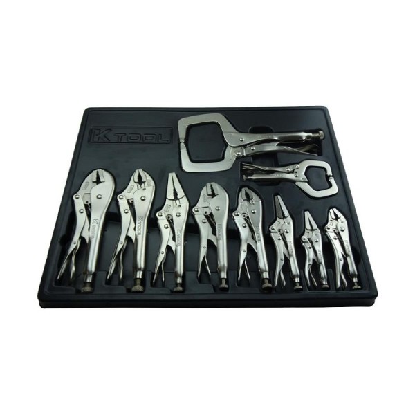 K Tool International Locking Pliers Set 10 pieces, KTI58730