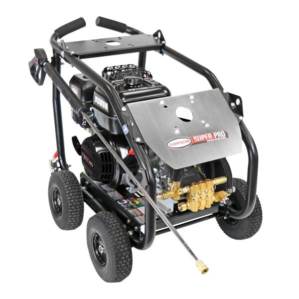 Simpson Professional Gas Pressure Washer 4400 PSI at 4.0 GPM CRX® 420 with AAA Industrial Triplex Plunger Pump, Cold Water, 65211