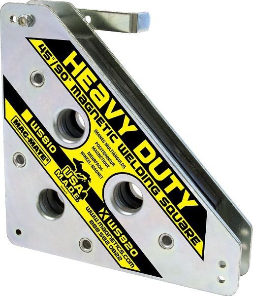 Mag-Mate Magnetic Welding Square with Release Handle Holds 325 Lbs, WS820