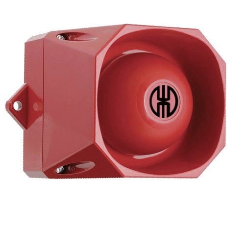 Werma Multi-t.sounder, wall mount, 32 tone, 9-60V DC, 108 mm height, Red, 139.000.55