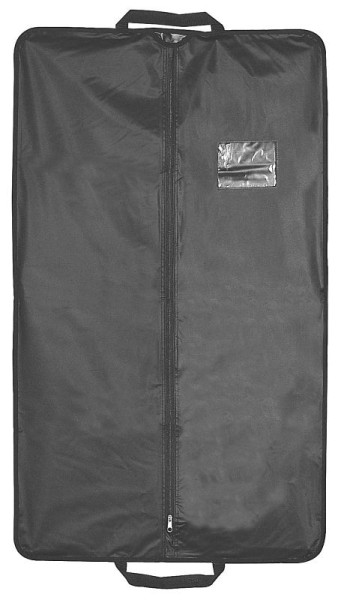 Econoco Zippered Garment Bag, 40" Long, 6.8 Gauge Vinyl Taffeta Finish with Nylon Trim and Handles, Window with Card Pocket and Center Zipper, ETB