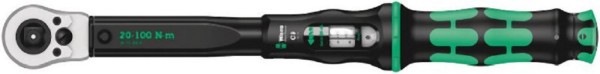 Wera Click-Torque C 2 Push R/L adjustable torque wrench for clockwise and anti-clockwise torque-control, 20-100 Nm, 1/2" x 20-100 Nm, 05075625001