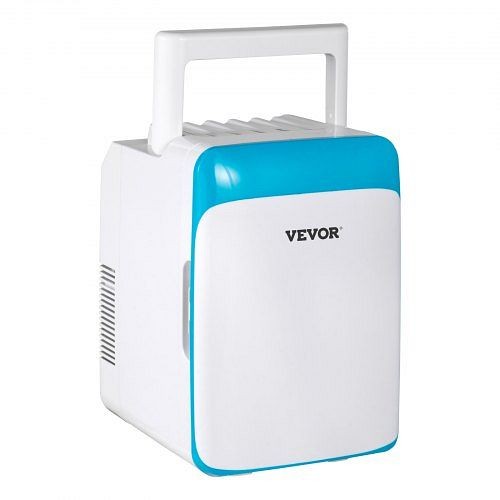 VEVOR Mini Fridge Portable Cooler Warmer 10l Skincare Fridge Ac/dc for Home Car, Blue, MNBX10LBU00000001V1