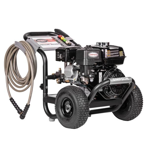 Simpson PowerShot PS3228-S, 3300 PSI Pressure Washer, HONDA® GX200 engine with Welded steel construction frame, 60629