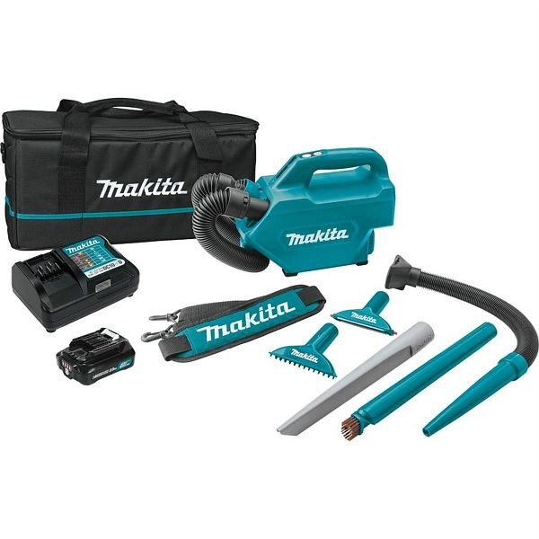 Makita 12V CXT 2.0 Ah Cordless Vacuum Kit, LC09A1