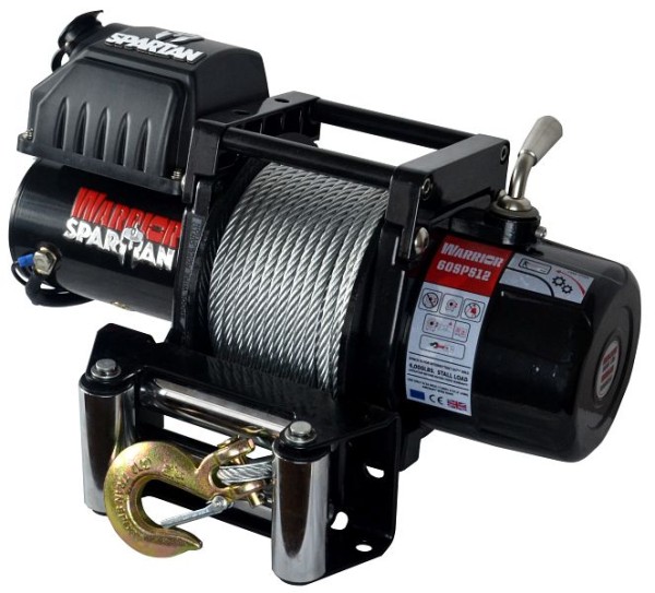 DK2 6,000LB Spartan Series Planetary Gear Winch with steel cable, 6000
