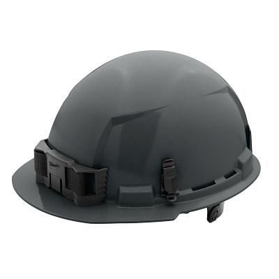 Milwaukee Gray Front Brim Hard Hat with 6Pt Ratcheting Suspension - Type 1, Class E, 48-73-1134