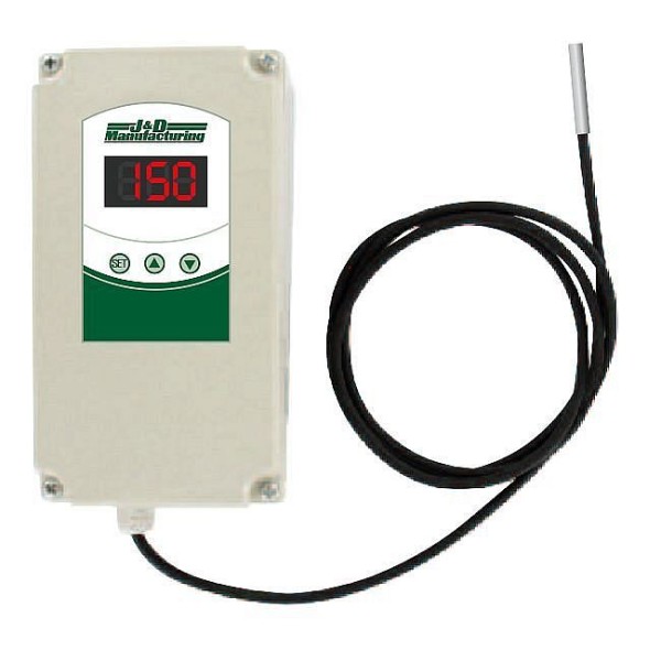 J&D Manufacturing Weatherproof Single Stage Digital Thermostat, JDDT1