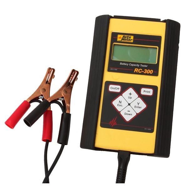 Auto Meter Products 4-50Ah Battery Capacity Tester, Handheld, RC-300