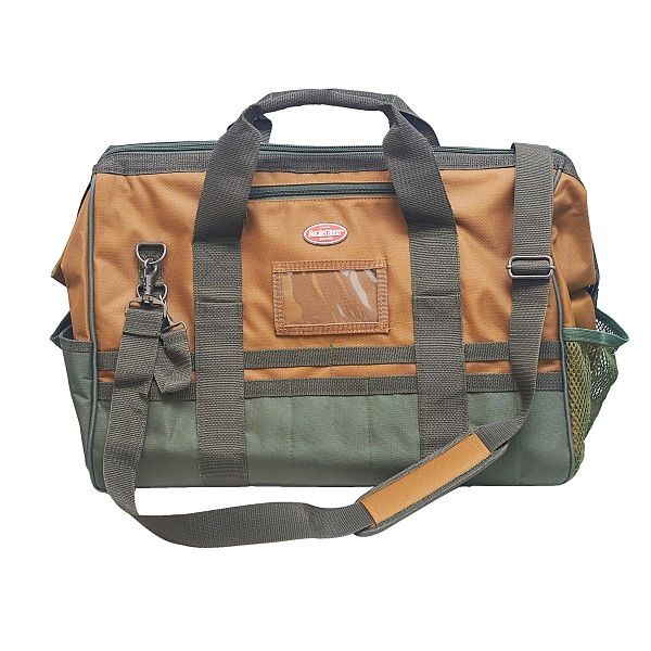 Bucket Boss Gatemouth 20 in. Tool Bag in Brown, Quantity: 3 cases, 60020