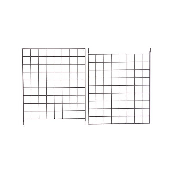 Econoco Portable Grid Panel 2' x 5', Black, Quantity: 3 pieces, B2X5