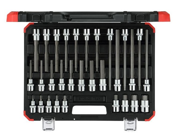 GEDORE red Bit set, Screwdriver bit socket set for Allen head screws, Screwdriver bits, Tool, R68003030, 3301573