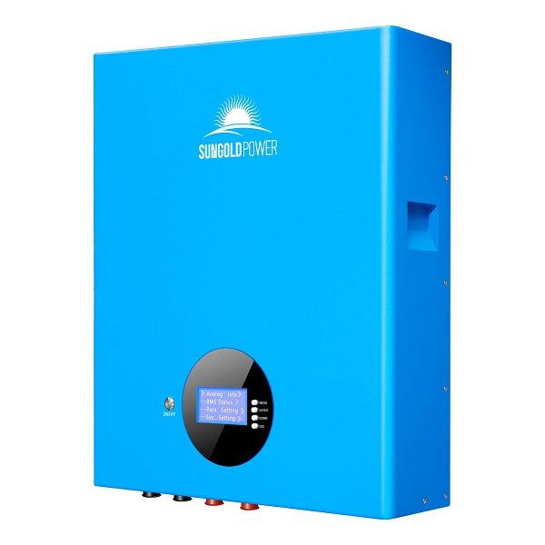 SunGoldPower 5.12kWh Powerwall LiFePO4 Lithium Battery, SG48100M