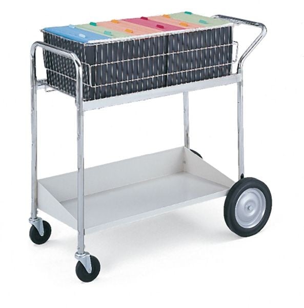 Charnstrom Medium Basket File Cart with Lower Shelf, B171