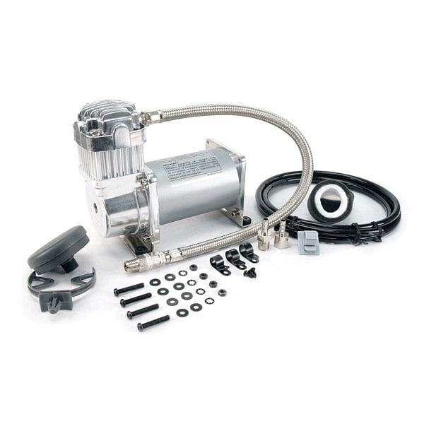 VIAIR 325C Silver Compressor Kit (24V, 33% Duty, Sealed), 32538