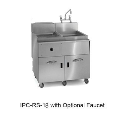 Imperial Rinse Station, 12 gallon capacity, single tank, stainless steel construction, IPC-RS-14