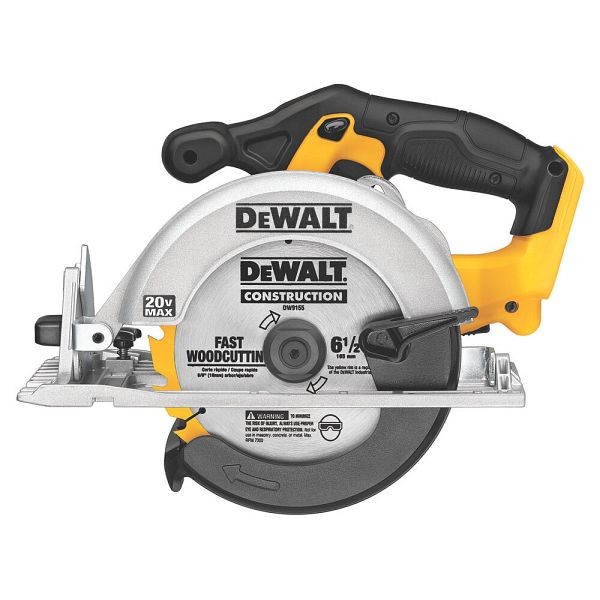 DeWalt 20V Max 6-1/2" Cordless Circular Saw with Brake and Magnesium Shoe (Bare Tool Only), DCS391B