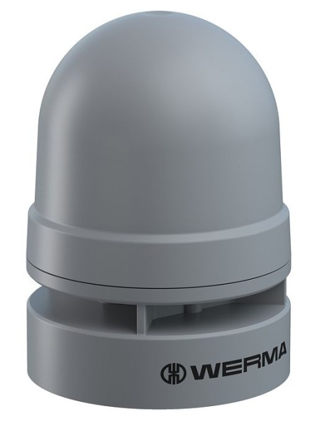 Werma Mini Sounder continuous/pulse 115-230V AC, Gray, 160.700.60