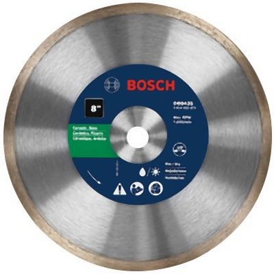 Bosch 8 Inches Standard Continuous Rim Diamond Blade for Clean Cuts, 2610040912