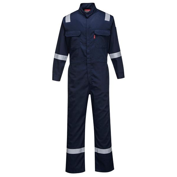 Portwest Bizflame 88/12 Iona FR Coverall, Navy, 4XL, FR94NAR4XL