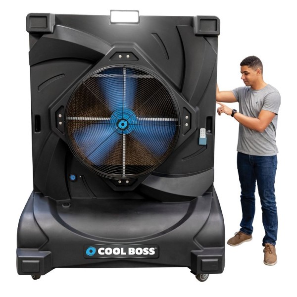 Cool Boss Portable Evaporative Air Cooler CB-36H, 36" Fan Diameter, 208-230V, 5150178